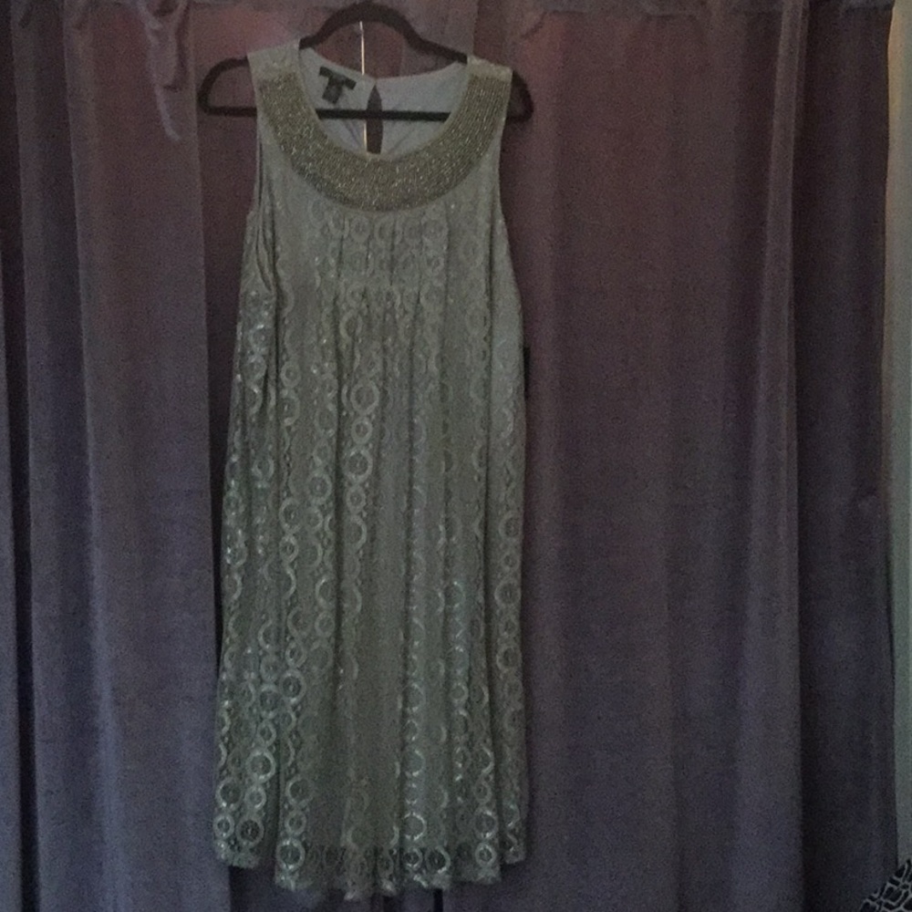 Alfani Beautiful gold dress!